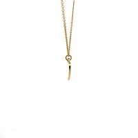 Stainless Steel Gold Plated 18X16mm Engravable Heart Pendant - 18"