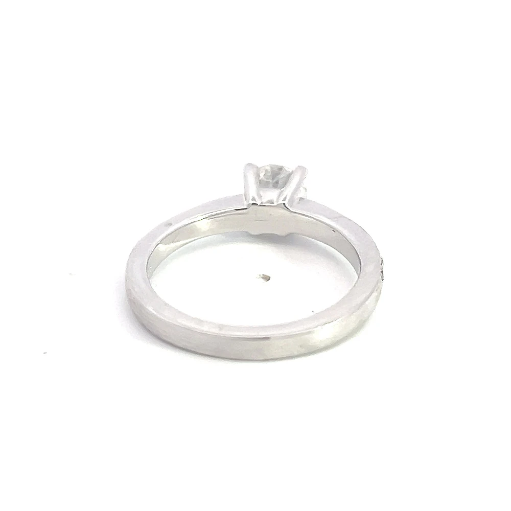 14K White Gold 1.03cttw Diamond Engagement Ring - /