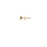 14K Yellow Gold Tanzanite Earrings
