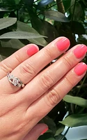 18K White Gold and Palladium Canadian Diamond Engagement Ring