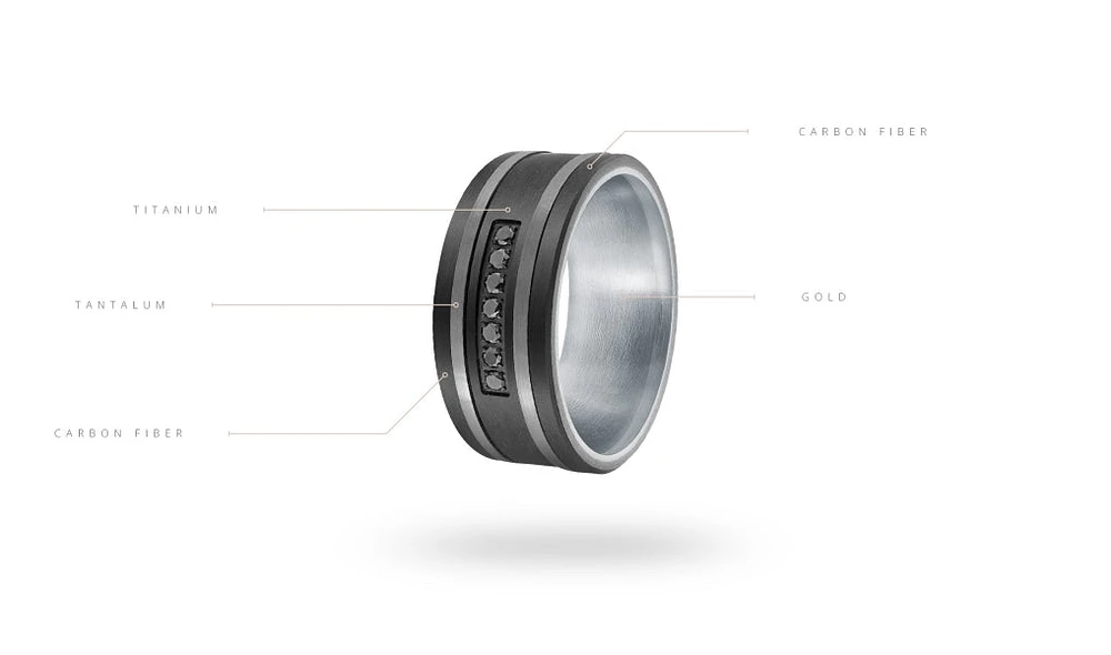 14K Gold, Tantalum