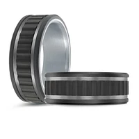 14K White Gold, Tantalum
