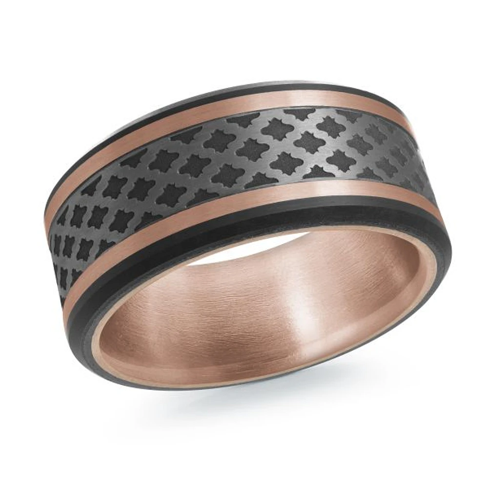 14K Rose Gold, Tantalum