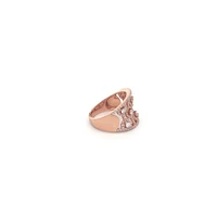 14K Rose Gold 0.92 cttw White Diamond Ring