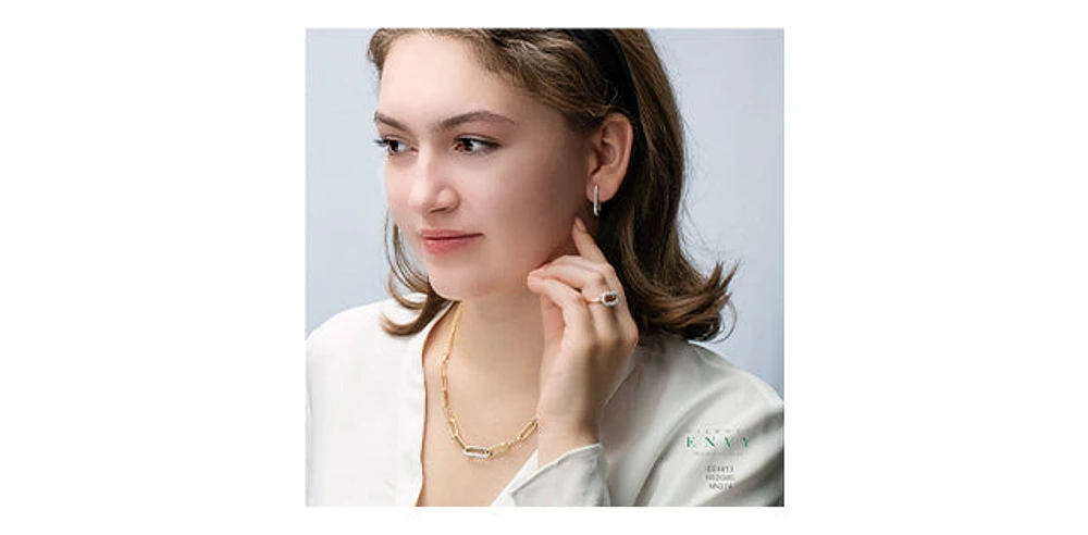 10K Yellow Gold 0.82 cttw Diamond Necklace - 18"