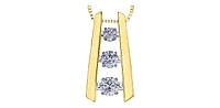 10K Yellow Gold 0.30 cttw Pulse Diamond Necklace