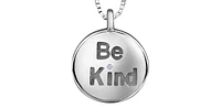 Sterling Silver 0.003cttw Diamond Necklace