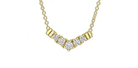 10K Yellow Gold cttw Canadian Diamond Necklace