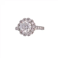 18K White Gold 2.40cttw Lab Grown Diamond Engagement Ring