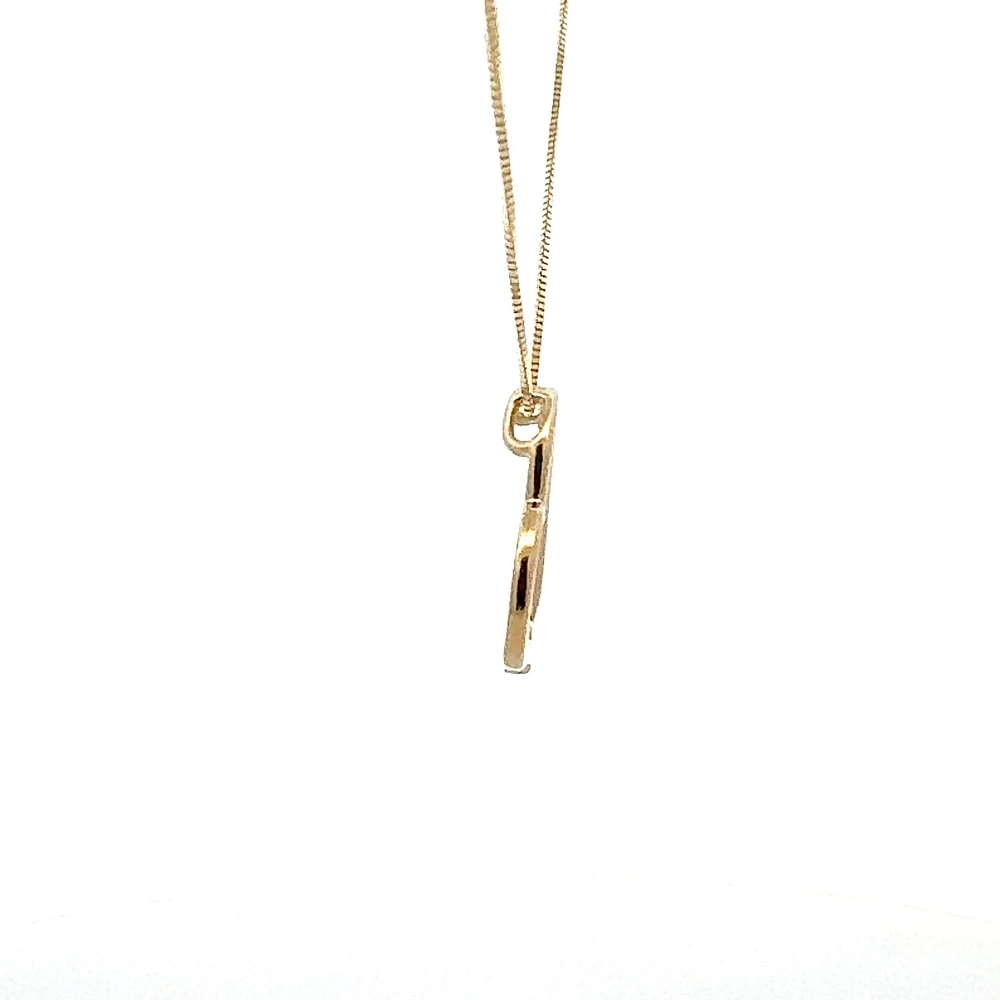 10K Gold 0.03cttw Canadian Diamond Heart Pendant