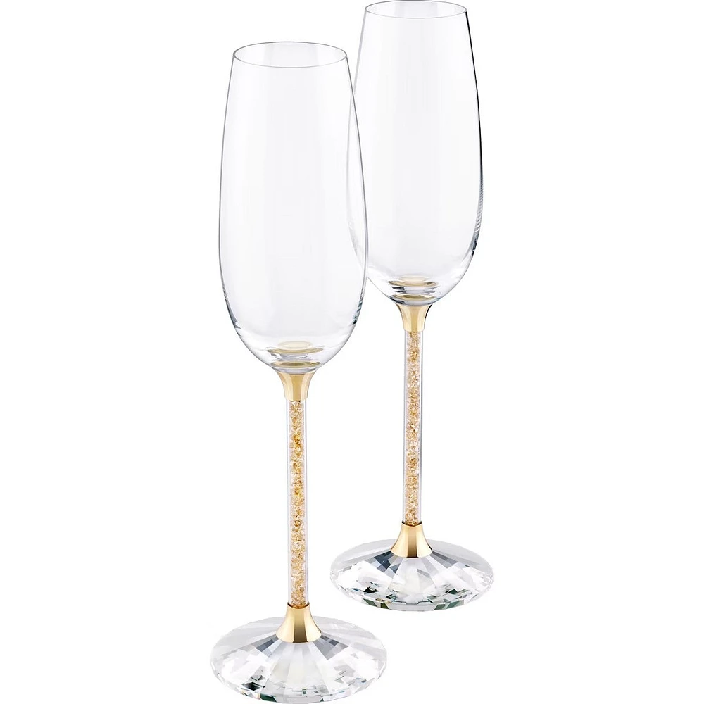Swarovski Crystalline Toasting Flues Gold - 5102143