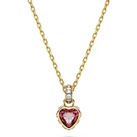 Swarovski Chroma Pendant, Heart, Red, Gold-tone Plated - 5648750