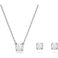 Swarovski Constella Set Round Cut, White, Rhodium plated - 5647663