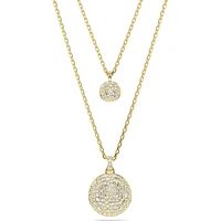 Swarovski Meteora layered pendant, White