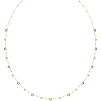 Swarovski - Imber strandage, Round cut, White, Gold-tone plated - 5680091