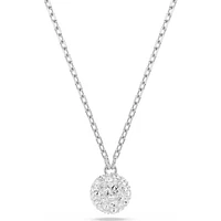 Swarovski - Dextera pendant, Round cut, Sphere, White, Rhodium plated - 5693206
