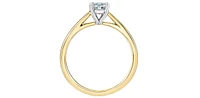 14K Gold 1.00Cttw Lab Grown Round Brilliant Cut Diamond Engagement Ring