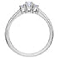 14K White Gold 0.25cttw Diamond Engagement Ring