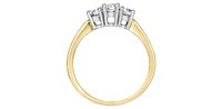 14K Yellow & White Gold 0.75cttw Diamond Engagement Ring