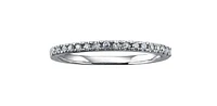 10K White Gold 0.11cttw Diamond Ring
