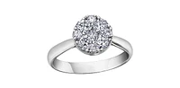 14K White Gold 0.66cttw Diamond Engagement Ring
