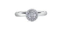 14K White Gold 1.00cttw Diamond Engagement Ring