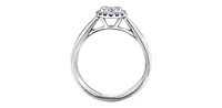 14K White Gold 1.00cttw Diamond Engagement Ring