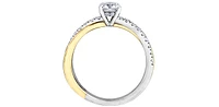 18K Yellow Gold 0.75cttw Round Brilliant Cut Canadian Diamond Engagement Ring