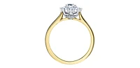 18K Yellow Gold 0.50cttw Canadian Diamond Engagement Ring