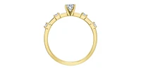 14K Yellow Gold 0.50cttw Canadian Diamond Engagement Ring