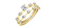 14K Yellow Gold 0.50cttw Canadian Diamond Engagement Ring