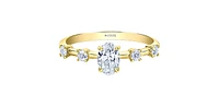 14K Yellow Gold 0.70cttw Canadian Diamond Engagement Ring