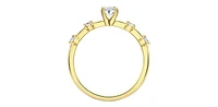 14K Yellow Gold 0.70cttw Canadian Diamond Engagement Ring