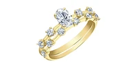 14K Yellow Gold 0.70cttw Canadian Diamond Engagement Ring