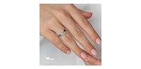 10K White Gold 0.04cttw Diamond Band