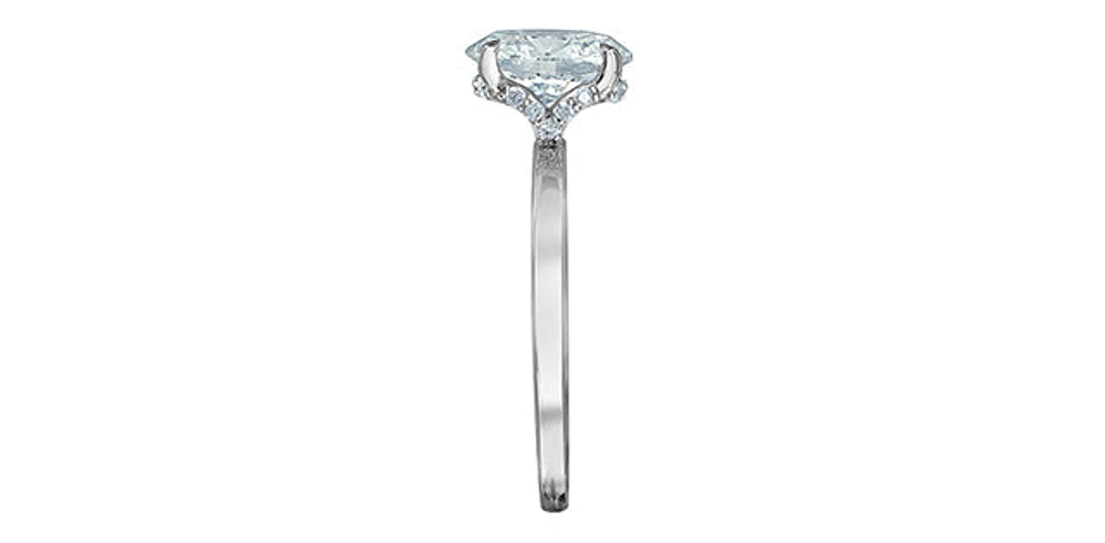 14K Gold ct Lab Grown Diamond Engagement Ring