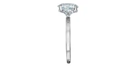 14K Gold ct Lab Grown Diamond Engagement Ring