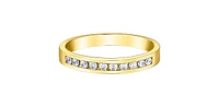 10K Yellow Gold 0.20cttw Diamond Band