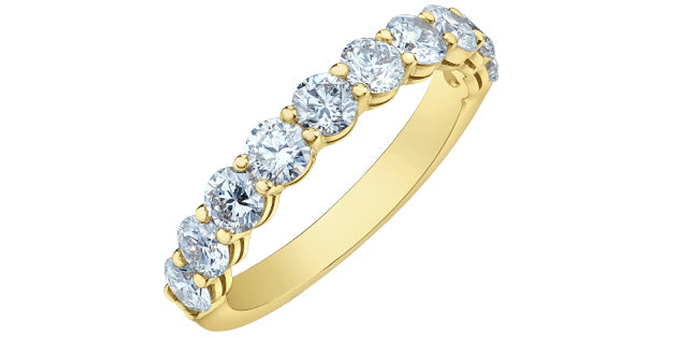 14K Gold 1.50cttw Lab Grown Diamond Band