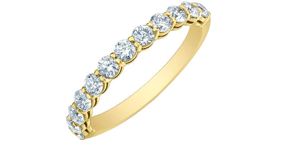 14K Gold 0.75cttw Lab Grown Diamond Band