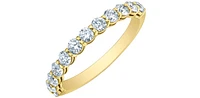 14K Gold 0.75cttw Lab Grown Diamond Band