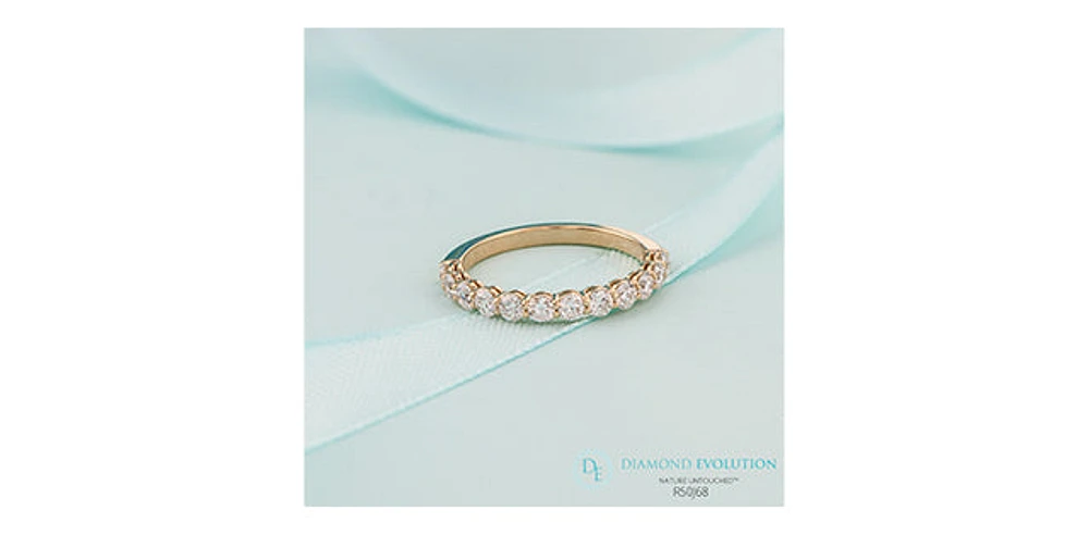 14K Gold 0.75cttw Lab Grown Diamond Band