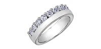 14K White Gold 1.0cttw Diamond Ring