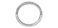14K White Gold 0.33cttw Diamond Ring