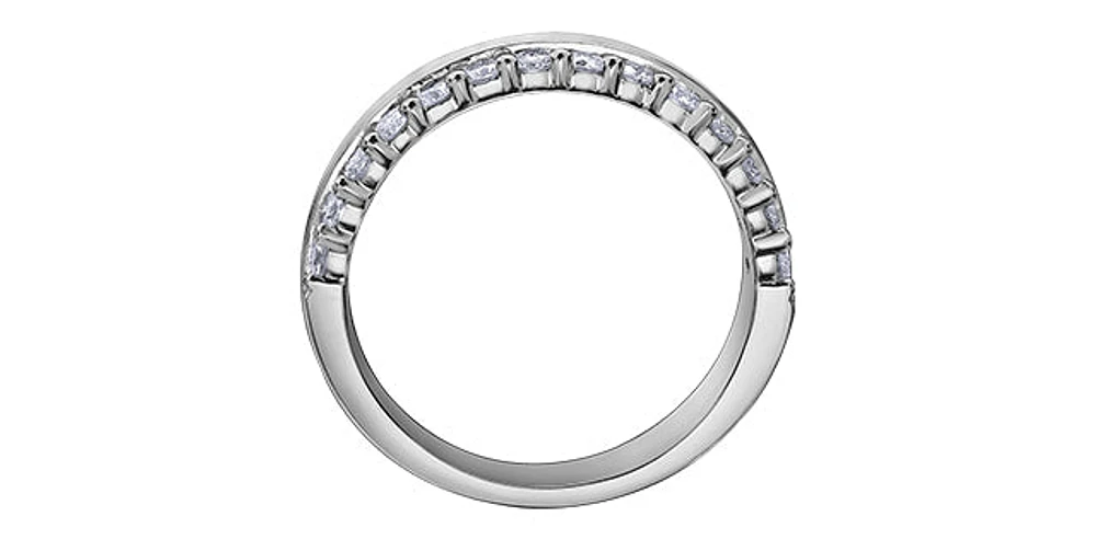 14K White Gold 0.75cttw Diamond Ring