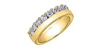 14K Yellow Gold 1.00cttw Diamond Band