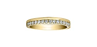 14K Yellow Gold 0.33cttw Diamond Band