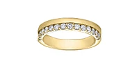 14K Yellow Gold 0.50cttw Diamond Band