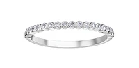 10K White Gold 0.12cttw Diamond Band