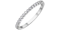 10K White Gold 0.12cttw Diamond Band